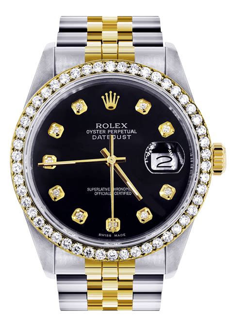 rolex watch men gold and silver|36mm rolex datejust.